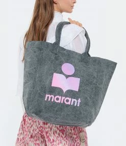 ISABEL MARANT Cabas Yenky Coton Bleu Nuit -jerome dreyfuss shop unnamed file 389