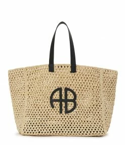 ANINE BING Cabas Rio Raphia Naturel