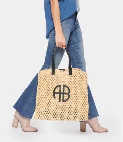 ANINE BING Cabas Rio Raphia Naturel -jerome dreyfuss shop unnamed file 395