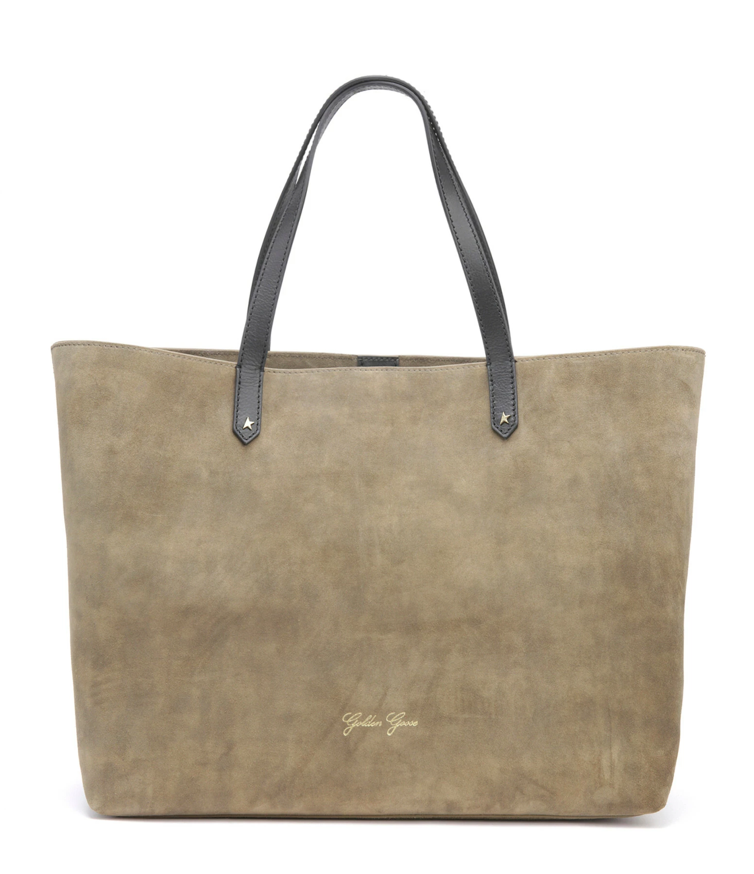 GOLDEN GOOSE Cabas Pasadena Cuir Suédé Vert Militaire 3 GOLDEN GOOSE Cabas Pasadena Cuir Suédé Vert Militaire