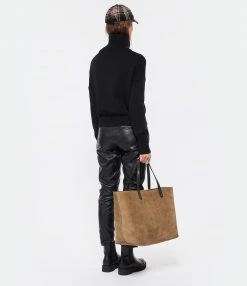 GOLDEN GOOSE Cabas Pasadena Cuir Suédé Vert Militaire 12 GOLDEN GOOSE Cabas Pasadena Cuir Suédé Vert Militaire -jerome dreyfuss shop unnamed file 408