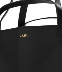 CAHU Cabas Pratique M Toile Noir -jerome dreyfuss shop unnamed file 421