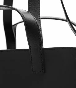 CAHU Cabas Pratique M Toile Noir -jerome dreyfuss shop unnamed file 423