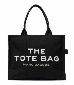 MARC JACOBS Sac The Large Tote Coton Noir
