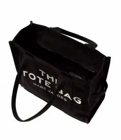 MARC JACOBS Sac The Large Tote Coton Noir -jerome dreyfuss shop unnamed file 439