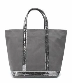 VANESSA BRUNO Cabas M Coton Anthracite