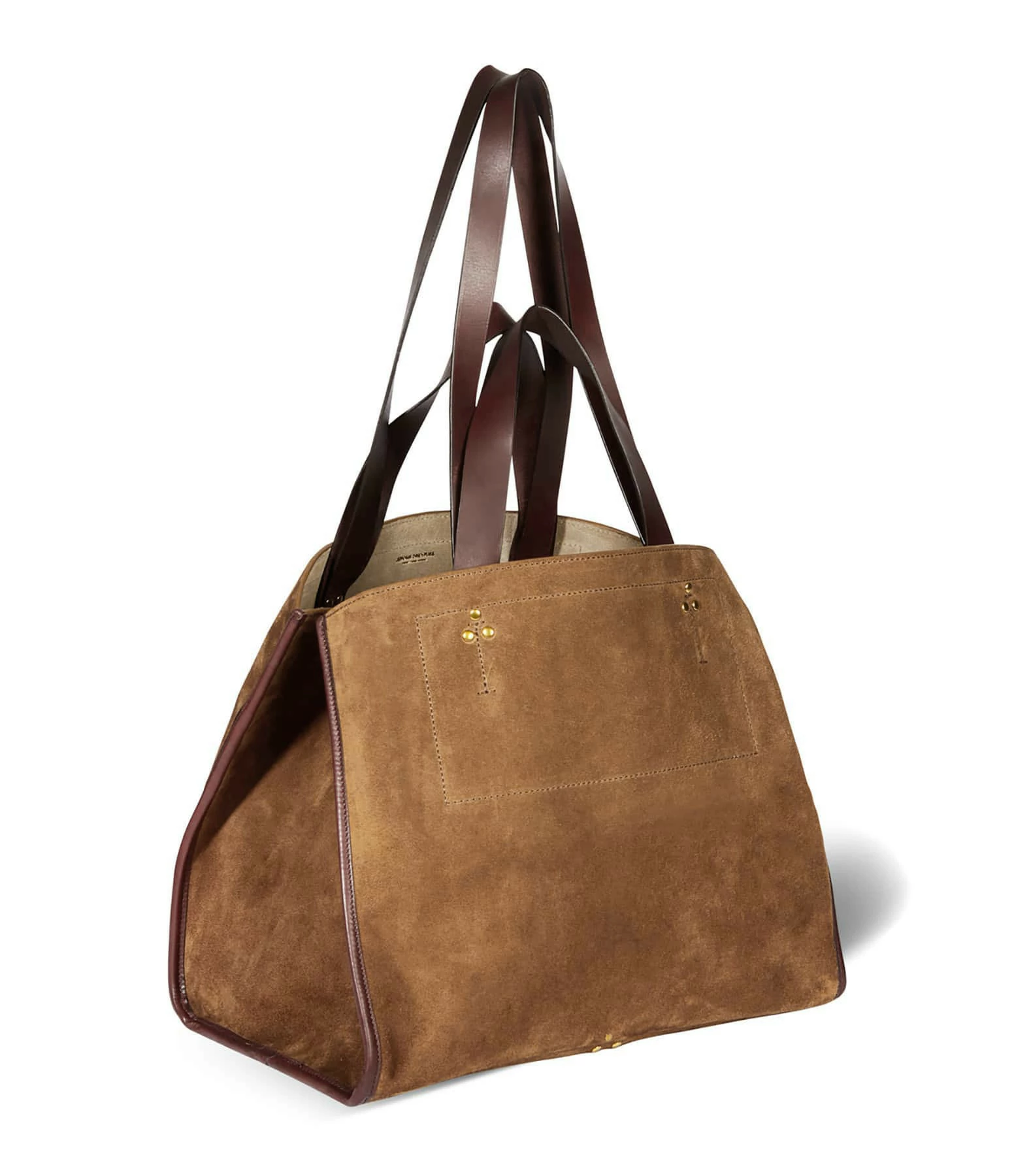 JEROME DREYFUSS Cabas Léon L Cuir Tabac 4 JEROME DREYFUSS Cabas Léon L Cuir Tabac – Image 2