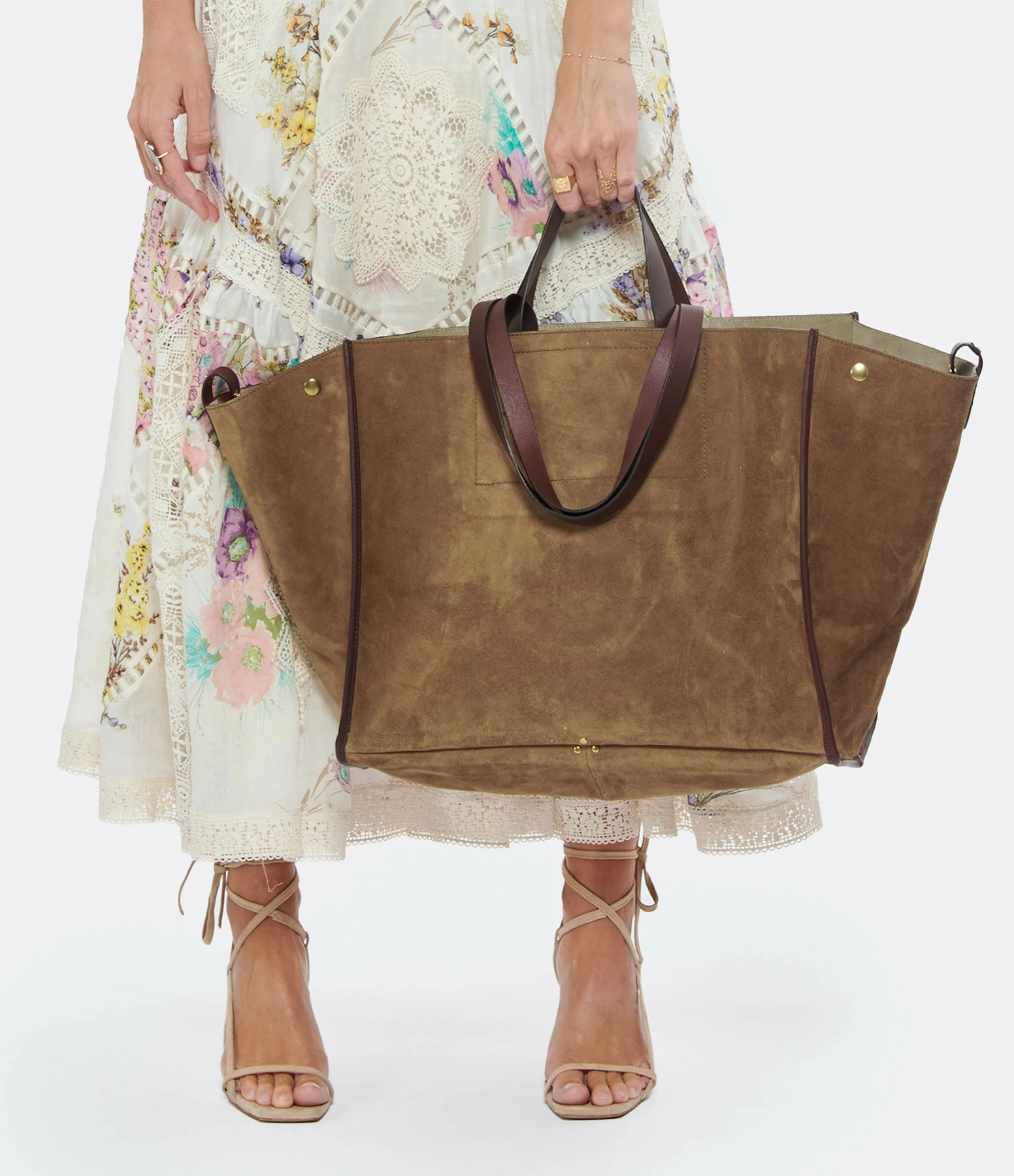 JEROME DREYFUSS Cabas Léon L Cuir Tabac 8 JEROME DREYFUSS Cabas Léon L Cuir Tabac – Image 6