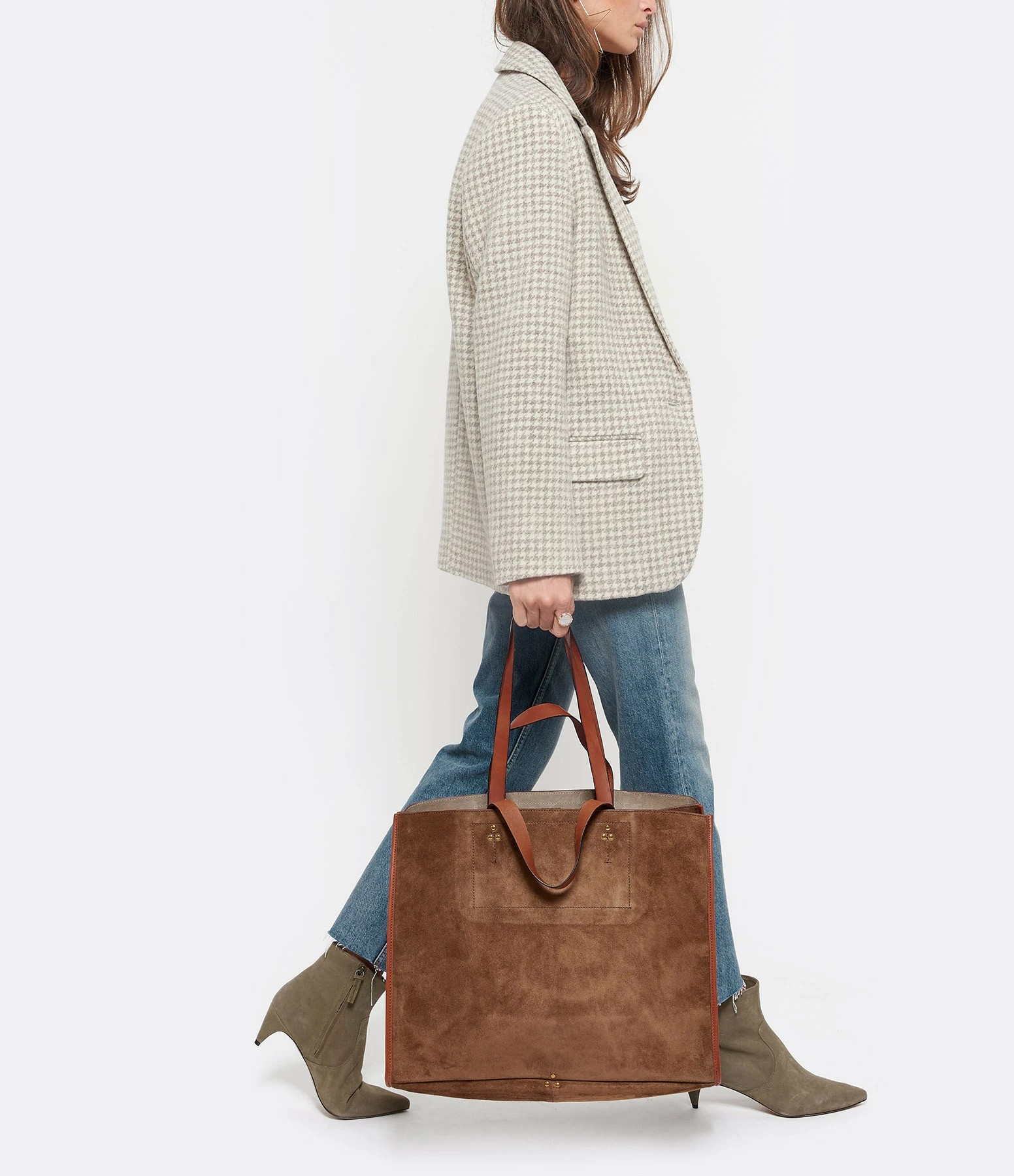 JEROME DREYFUSS Cabas Léon L Cuir Tabac 11 JEROME DREYFUSS Cabas Léon L Cuir Tabac – Image 9