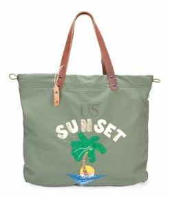 AEP + Sac Blancka Sunset Palm Coton Kaki