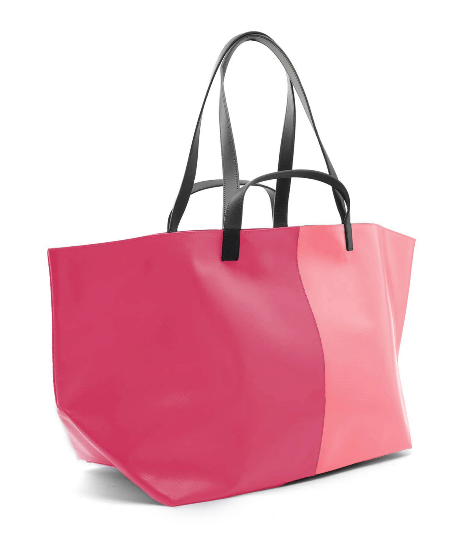 CAHU Cabas Pratique L Toile Rose 4 CAHU Cabas Pratique L Toile Rose – Image 2