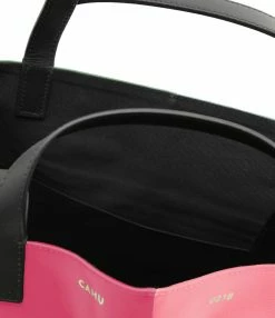 CAHU Cabas Pratique L Toile Rose 10 CAHU Cabas Pratique L Toile Rose -jerome dreyfuss shop unnamed file 510