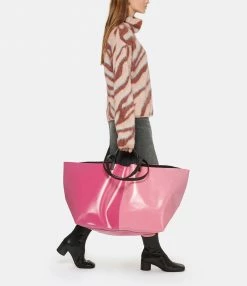 CAHU Cabas Pratique L Toile Rose 13 CAHU Cabas Pratique L Toile Rose -jerome dreyfuss shop unnamed file 513