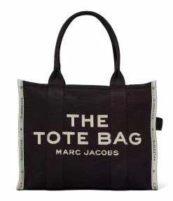 MARC JACOBS Sac The Large Tote Coton Noir
