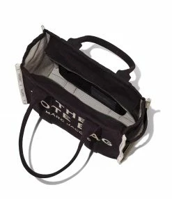 MARC JACOBS Sac The Large Tote Coton Noir -jerome dreyfuss shop unnamed file 516