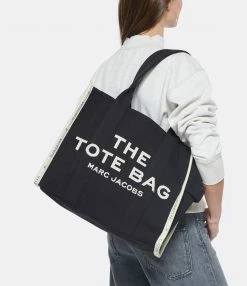 MARC JACOBS Sac The Large Tote Coton Noir -jerome dreyfuss shop unnamed file 517