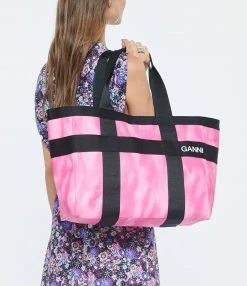 GANNI Cabas Canvas Rose -jerome dreyfuss shop unnamed file 528