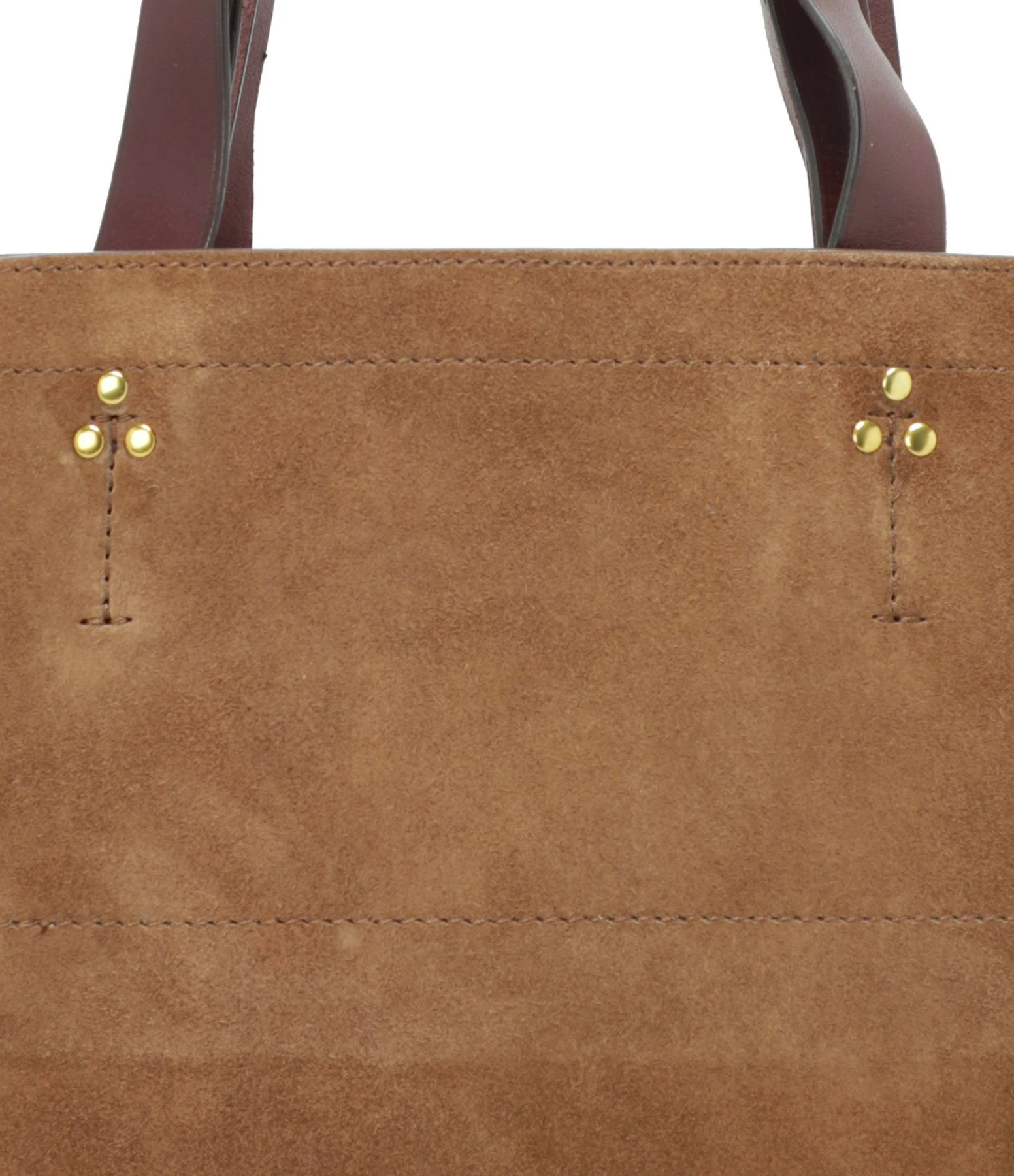 JEROME DREYFUSS Cabas Léon M Cuir Suédé Tabac 7 JEROME DREYFUSS Cabas Léon M Cuir Suédé Tabac – Image 5