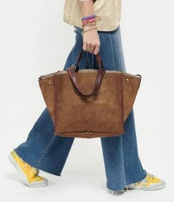 JEROME DREYFUSS Cabas Léon M Cuir Suédé Tabac 14 JEROME DREYFUSS Cabas Léon M Cuir Suédé Tabac -jerome dreyfuss shop unnamed file 539