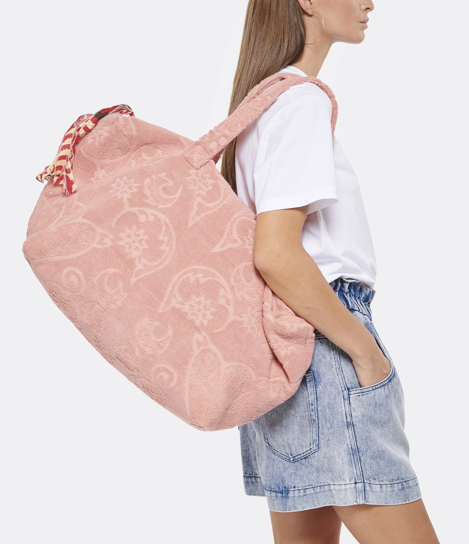 LALLA Sac De Plage Socco Éponge Pétale 7 LALLA Sac De Plage Socco Éponge Pétale – Image 5