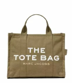 MARC JACOBS Sac The Medium Tote Coton Slate Green