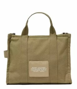 MARC JACOBS Sac The Medium Tote Coton Slate Green -jerome dreyfuss shop unnamed file 555