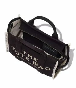 MARC JACOBS Sac The Medium Tote Coton Noir -jerome dreyfuss shop unnamed file 561