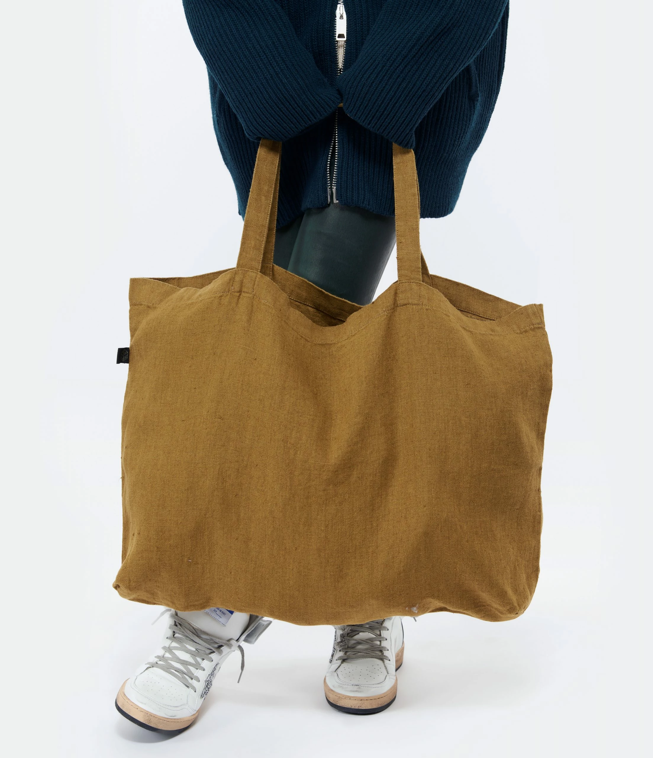 HAOMY Sac Lavezzi Lin Bronze 6 HAOMY Sac Lavezzi Lin Bronze – Image 4