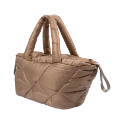 PIUMESTUDIO Cabas Matelassé Spazio Camel -jerome dreyfuss shop unnamed file 6