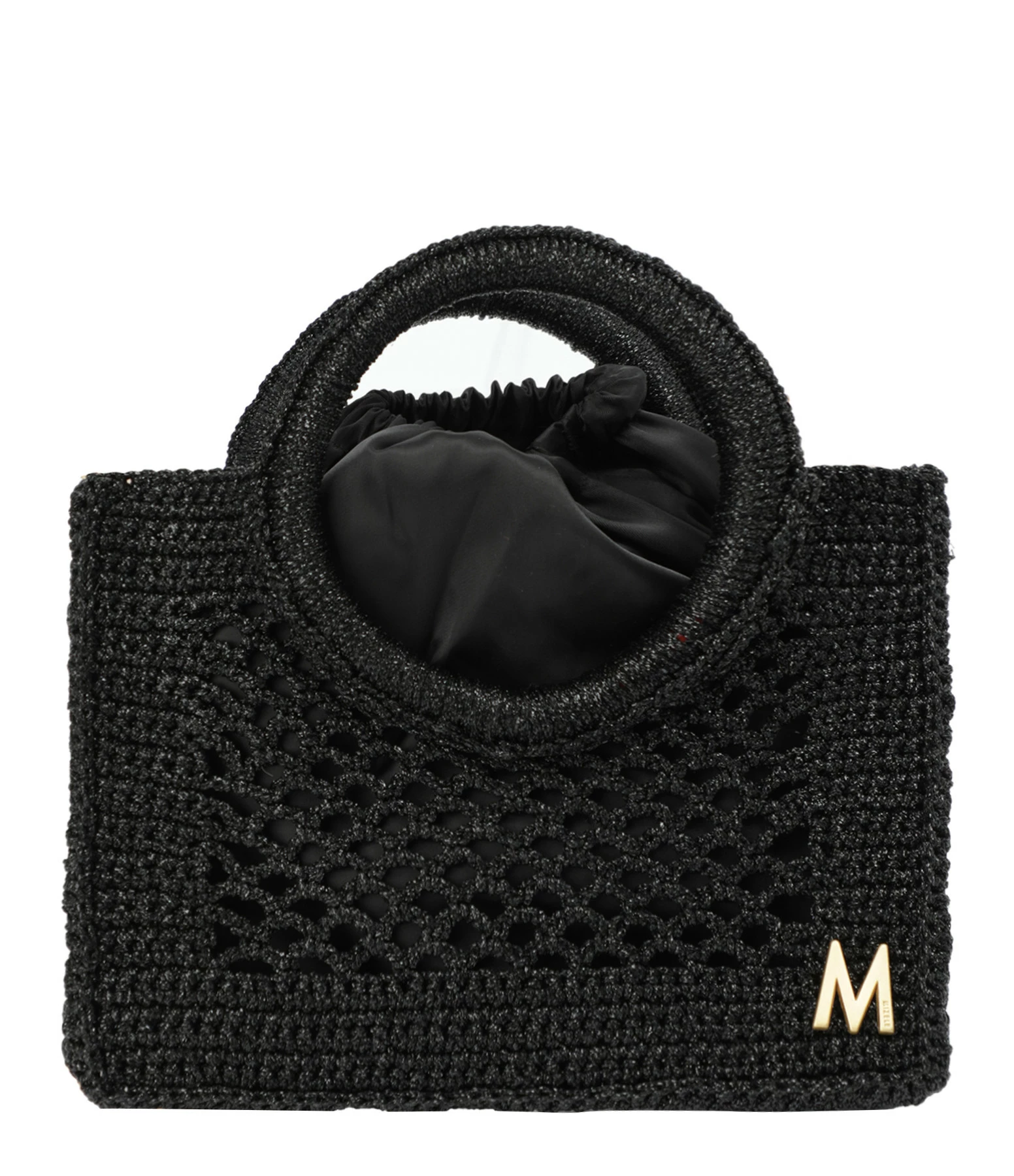 MIZELE Cabas Fish Net Small Lurex Noir 3 MIZELE Cabas Fish Net Small Lurex Noir