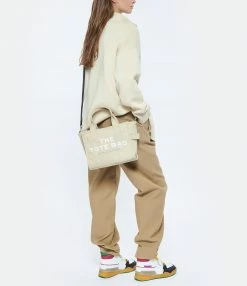 MARC JACOBS Sac The Mini Tote Coton Beige -jerome dreyfuss shop unnamed file 623