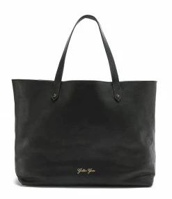 GOLDEN GOOSE Cabas Pasadena Cuir Noir