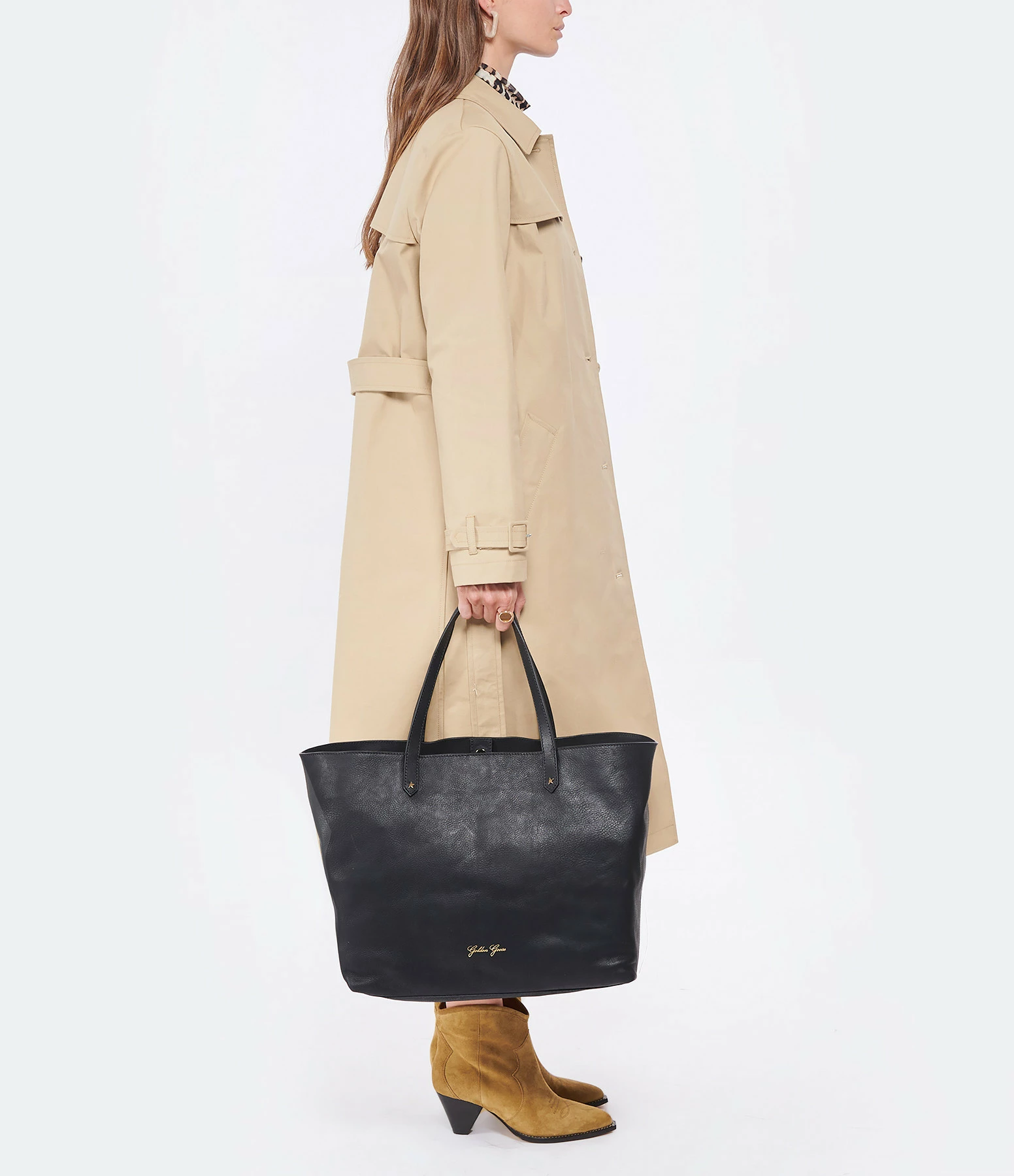 GOLDEN GOOSE Cabas Pasadena Cuir Noir 8 GOLDEN GOOSE Cabas Pasadena Cuir Noir – Image 6