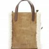 GOLDEN GOOSE Cabas Mini California Cuir Suédé Camel