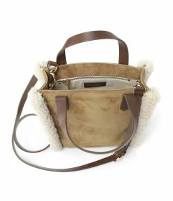 GOLDEN GOOSE Cabas Mini California Cuir Suédé Camel -jerome dreyfuss shop unnamed file 632