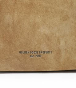 GOLDEN GOOSE Cabas Mini California Cuir Suédé Camel -jerome dreyfuss shop unnamed file 633