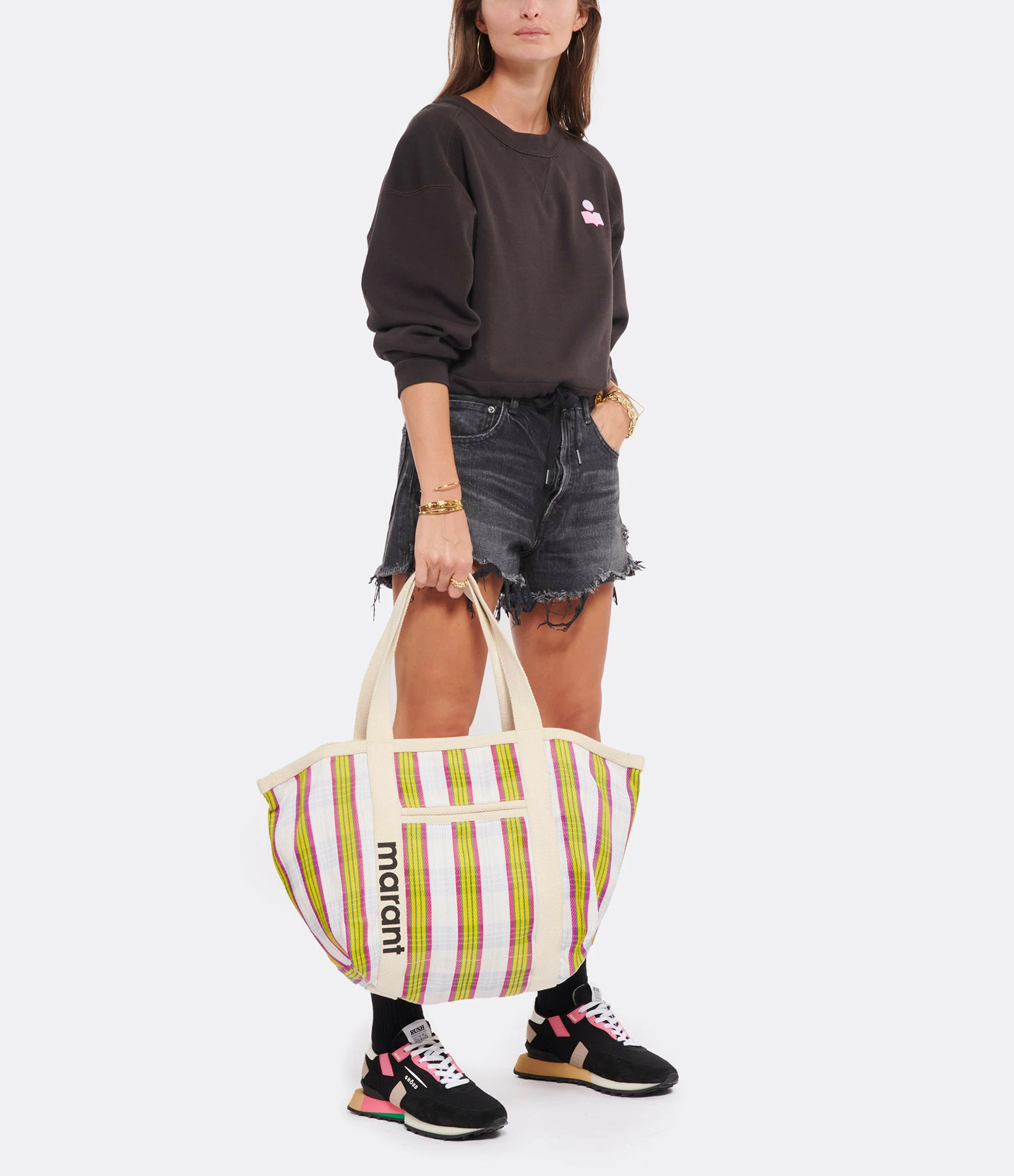 ISABEL MARANT Cabas Darwen Rose 7 ISABEL MARANT Cabas Darwen Rose – Image 5