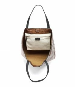 GOLDEN GOOSE Cabas Pasadena Cuir Léopard Marron -jerome dreyfuss shop unnamed file 648