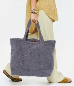 LALLA Cabas Caparica Éponge Anthracite -jerome dreyfuss shop unnamed file 662