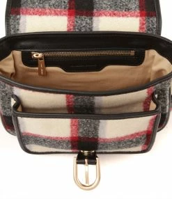 VANESSA BRUNO Sac Besace PM Carreaux Écru Noir 10 VANESSA BRUNO Sac Besace PM Carreaux Écru Noir -jerome dreyfuss shop unnamed file 690