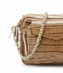 CLARIS VIROT Sac Charly Cuir Tabac -jerome dreyfuss shop unnamed file 710