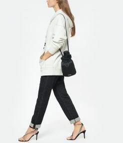 GANNI Sac Sceau Recyclé Noir -jerome dreyfuss shop unnamed file 724