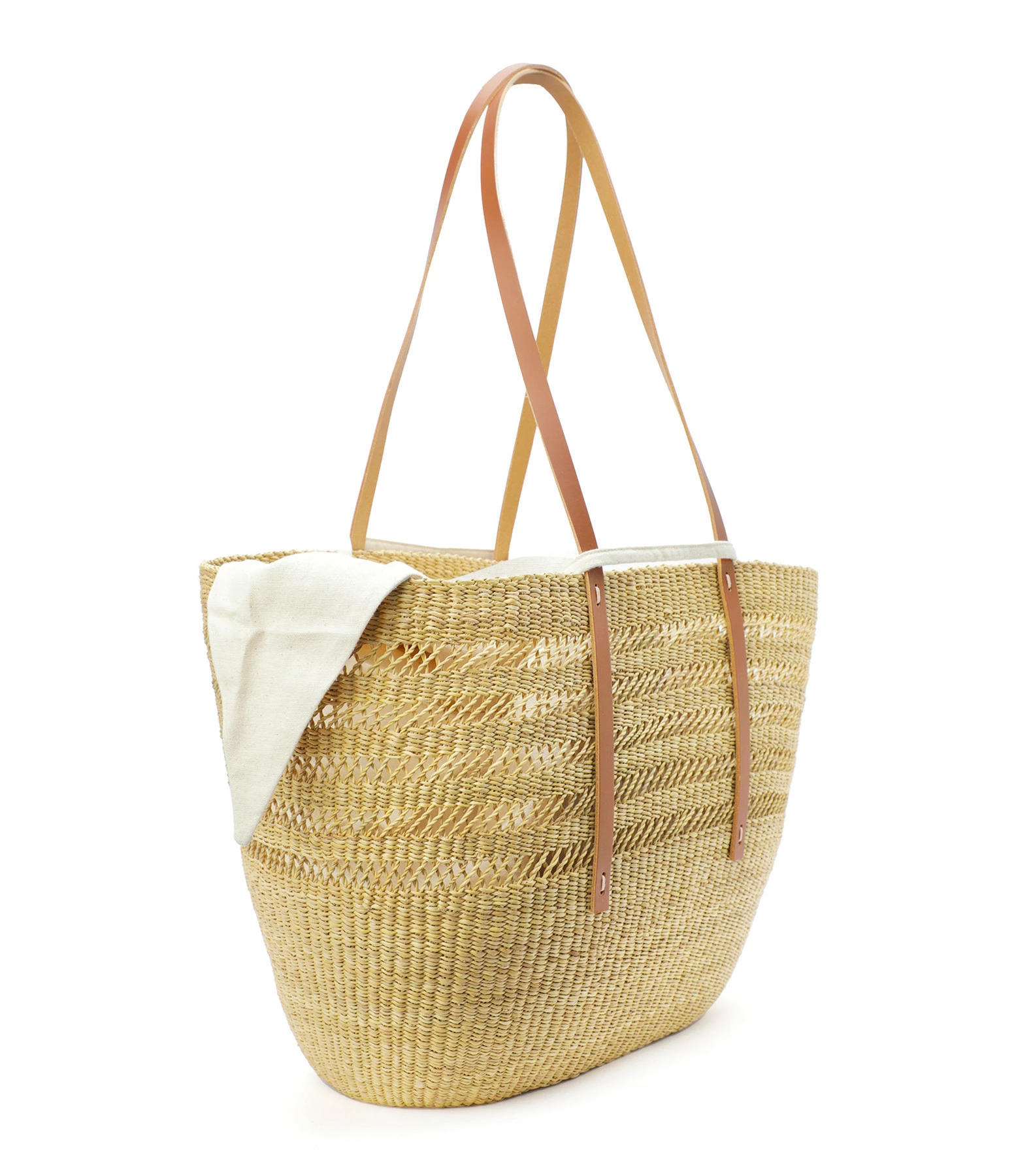 MUUN Panier Bicro G Naturel Marron 4 MUUN Panier Bicro G Naturel Marron – Image 2