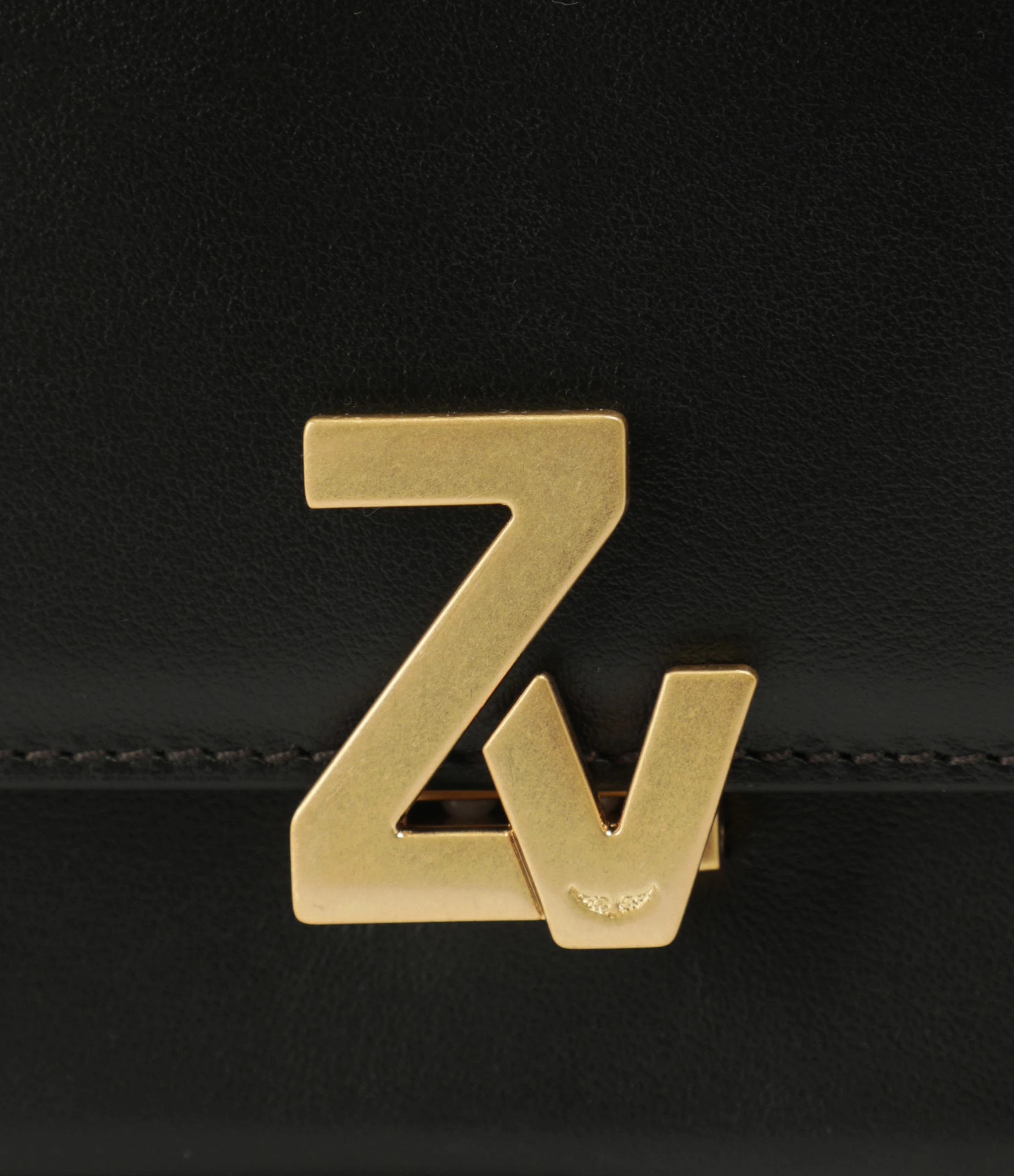 ZADIG & VOLTAIRE Sac ZV Initiale Le Mini Cuir Noir 6 ZADIG & VOLTAIRE Sac ZV Initiale Le Mini Cuir Noir – Image 4