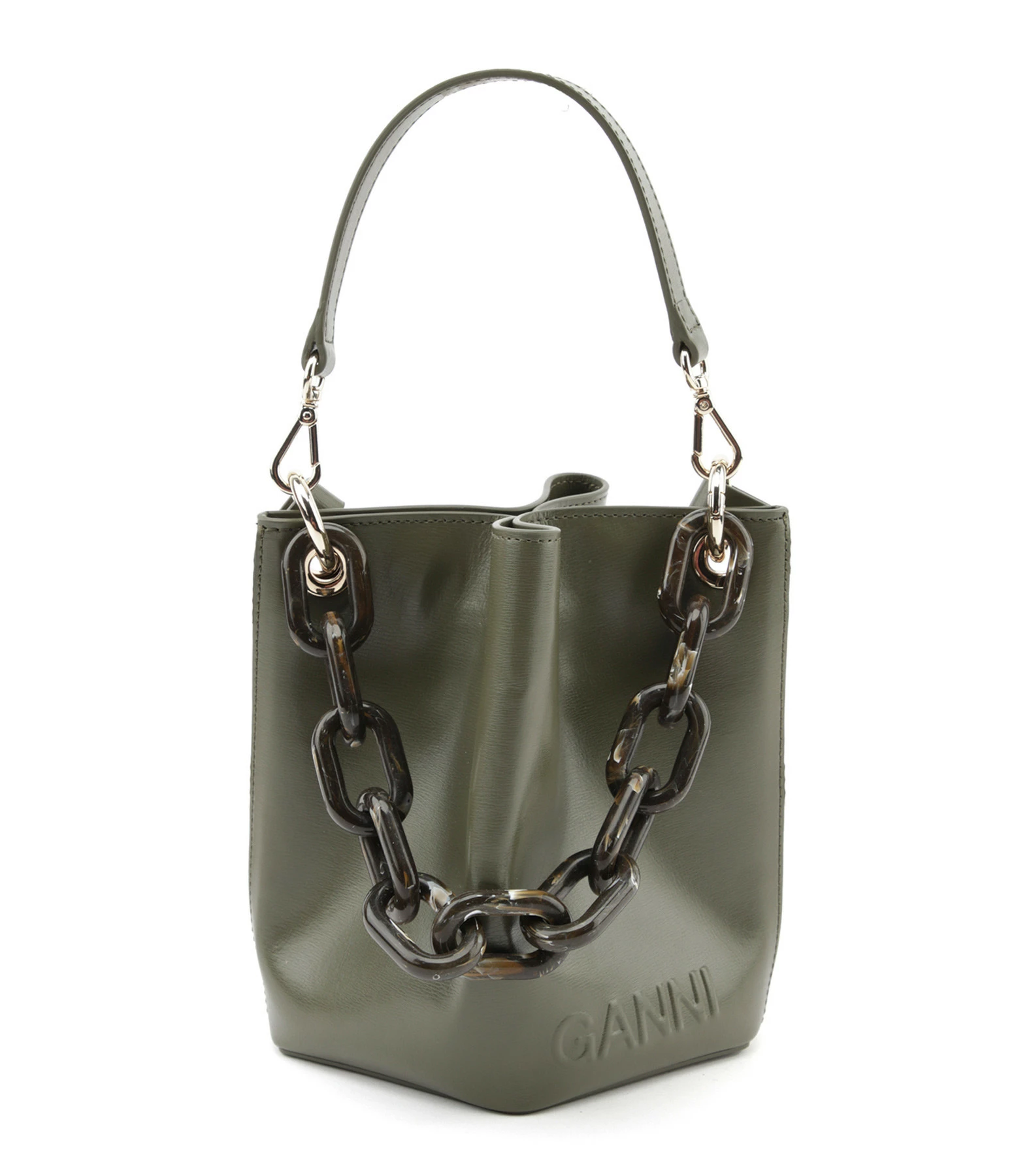 GANNI Sac Seau Cuir Recyclé Kalamata 3 GANNI Sac Seau Cuir Recyclé Kalamata