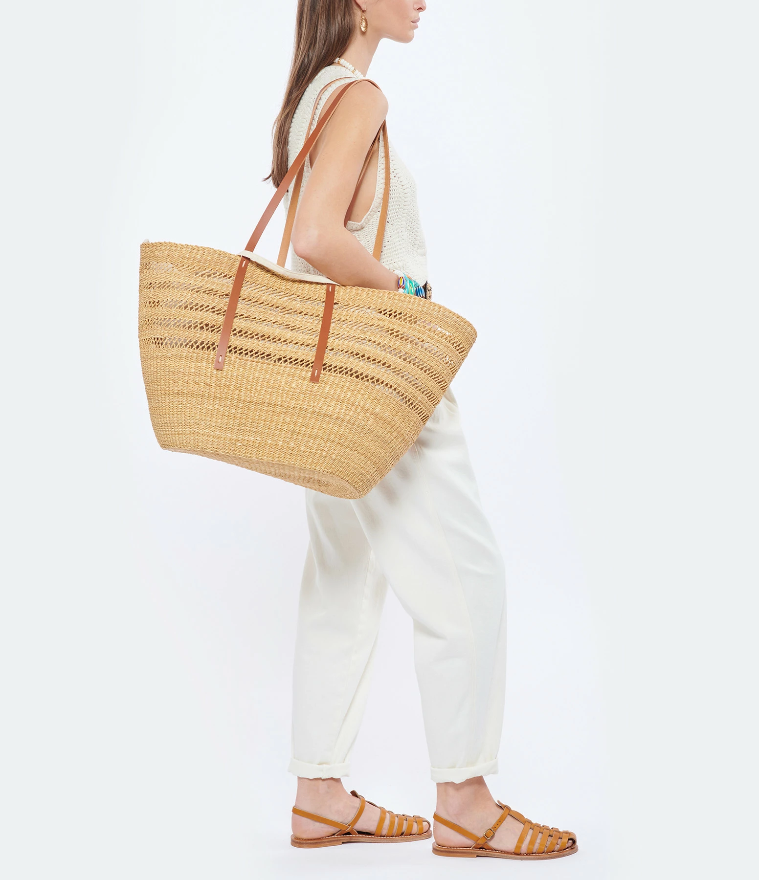 MUUN Panier Bicro G Naturel Marron 8 MUUN Panier Bicro G Naturel Marron – Image 6