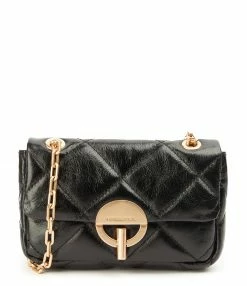 VANESSA BRUNO Sac Nano Moon Cuir Vachette Noir