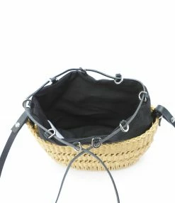 MUUN Panier Mini Minette Naturel Noir -jerome dreyfuss shop unnamed file 80