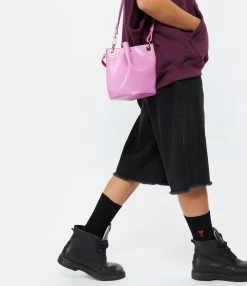 GANNI Sac Seau Cuir Recyclé Cyclamen 14 GANNI Sac Seau Cuir Recyclé Cyclamen -jerome dreyfuss shop unnamed file 800