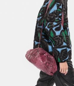 SISTA PARIS Sac Big Uniq Cuir Souple Python Grenade -jerome dreyfuss shop unnamed file 806